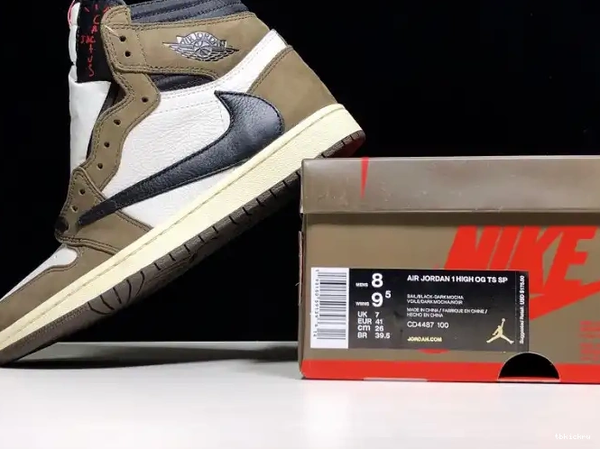 Rep TBkick Retro Scott 100 OG - CD4487 'Mocha' x 1 Jordan Air High Travis 0607